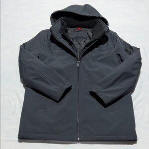 Michael Kors Men's Hooded Black Large Jacket